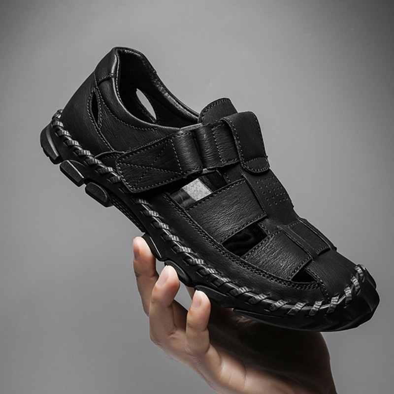 Mens Casual Shoes Summer Breathable Sneakers Loafers Walking Shoes Hand Made Lace-Up Leather Dress Flats Shoes for Driving Business Working Office