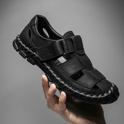 Mens Casual Shoes Summer Breathable Sneakers Loafers Walking Shoes Hand Made Lace-Up Leather Dress Flats Shoes for Driving Business Working Office