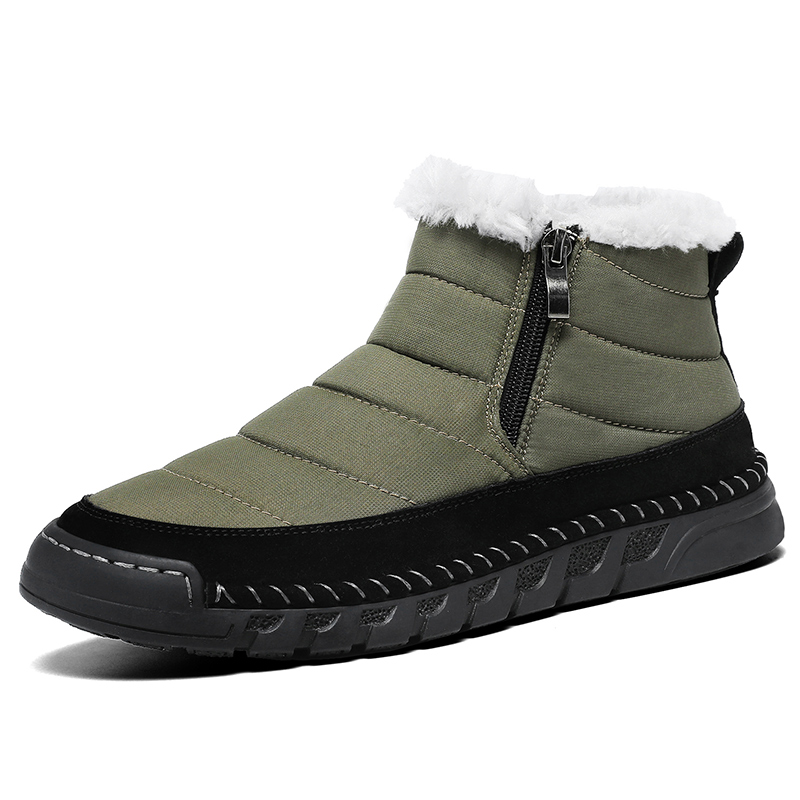 ⏰Limited Time Sale 70% OFF-Men’s Orthopedic Winter Warm and Cozy Hiking Boots - Casual Boots - Slip-on - Non-slip - Arch Support - Waterproof - Wide Toe - Ideal For Winter Outdoor Adventures