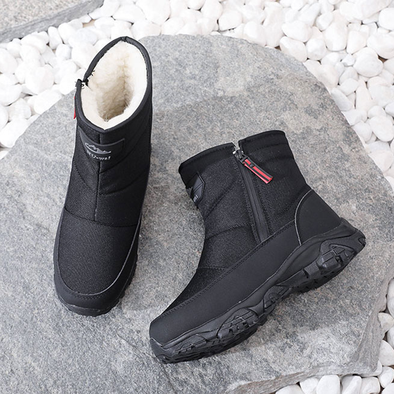 Men’s Warm&Cozy Winter Boots-Arch Support-Non-Slip-Waterproof-Scratch-Resistant-Ankle Support Hiking Boots-Ideal for Outdoor Adventures, Hiking, Sports, Work.