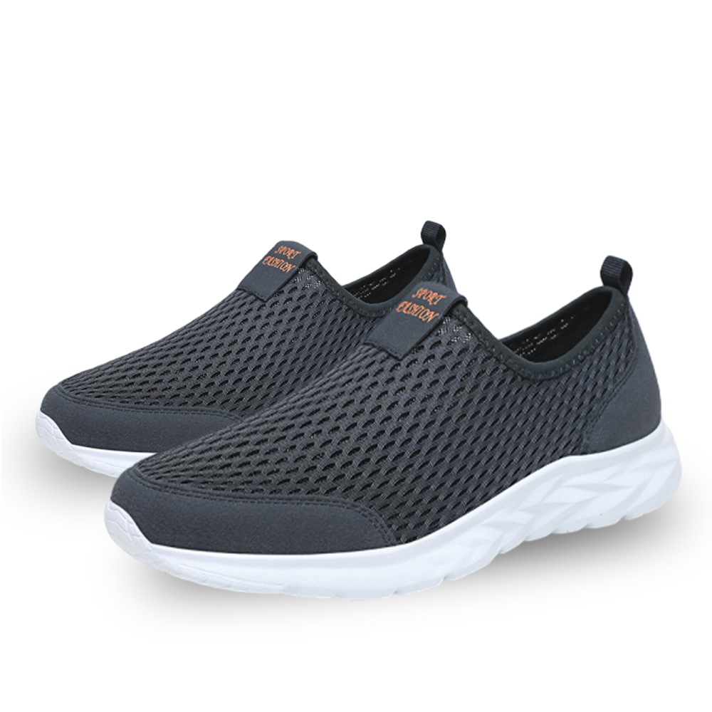 Men’s Slip-On Mesh Loafers Dress Oxfords — Breathable Lightweight Business Casual Shoes with Memory Foam Cushioning, All-Day Comfort, Ideal for Walking, Driving, Travel, Parties