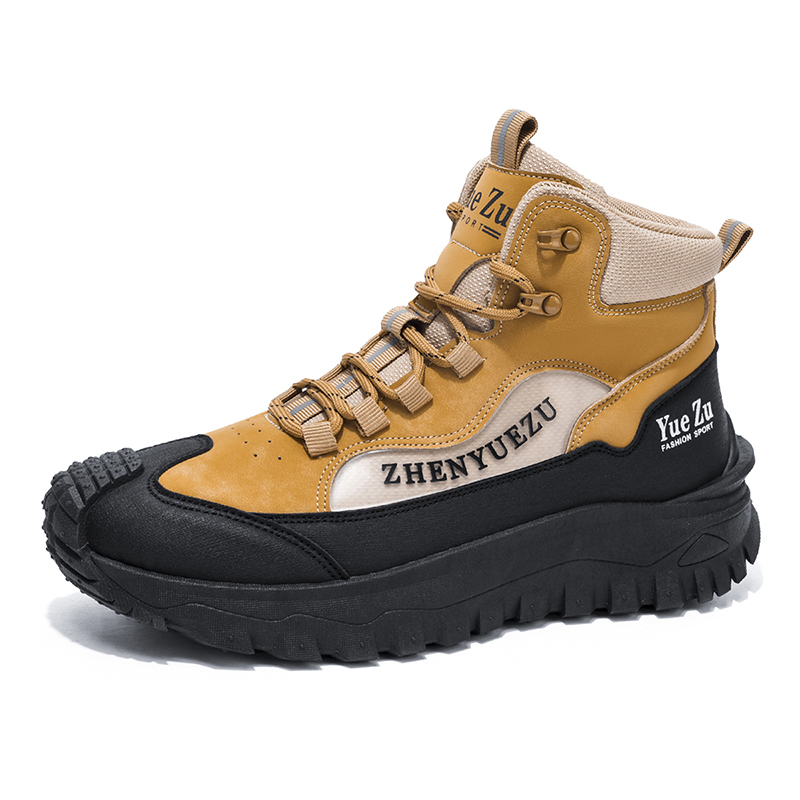 Men's Winter Warm and Cozy Thermal Lining Hiking Shoes - Lightweight - Anti-Slip - Water-Resistant - Breathable Sneakers -Ideal for Daily Routine, Outdoor Adventures, Sport, Travelling