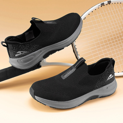 Slip ins Mens Orthopedic Shoes Hands Free Slip on Walking Shoes for Plantar Fasciitis