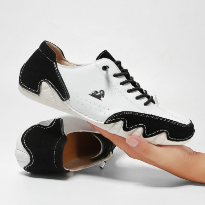 Barefoot Walking Shoes Couple Fashion Color Blocking Casual Lightweight Commute Sneakers Slip-on Shoes