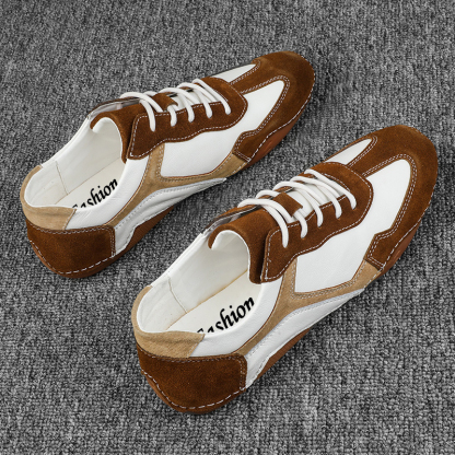 Barefoot Walking Shoes Couple Fashion Color Blocking Casual Lightweight Commute Sneakers Slip-on Shoes