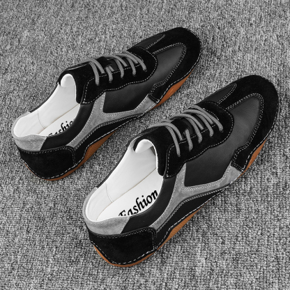 Barefoot Walking Shoes Couple Fashion Color Blocking Casual Lightweight Commute Sneakers Slip-on Shoes