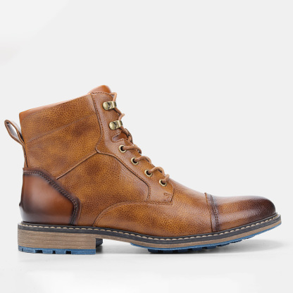 Men's Motorcycle Boots Oxford Dress Boot