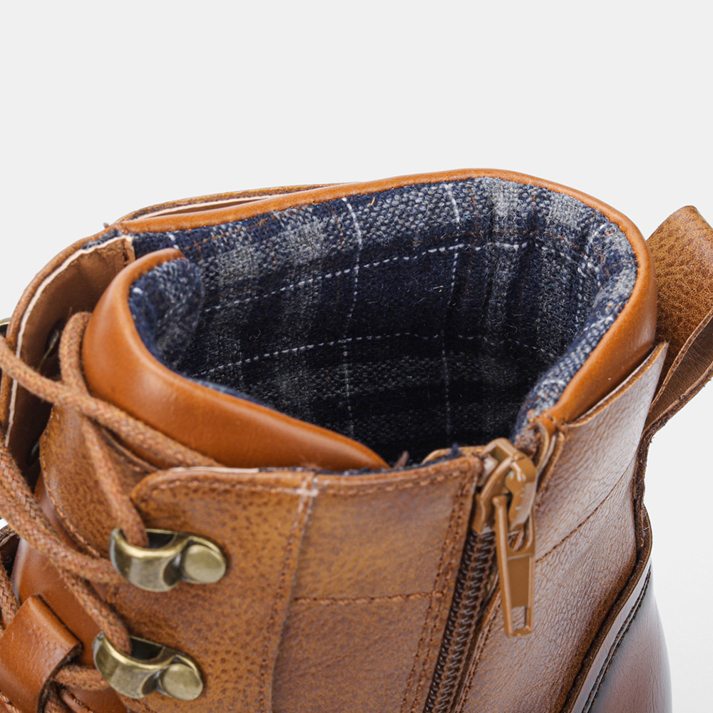 Men's Motorcycle Boots Oxford Dress Boot