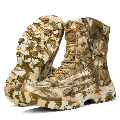 Waterproof Hunting Boots for Men Insulated with 400g Thinsulate Ultra, Leather & Textile Upper, Comfort Footbed & Traction Outsole