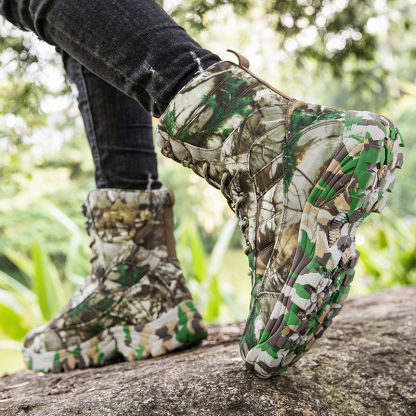 Waterproof Hunting Boots for Men Insulated with 400g Thinsulate Ultra, Leather & Textile Upper, Comfort Footbed & Traction Outsole