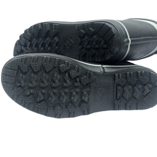 Men's Deck Boots Saltwater Fishing Booties Waterproof Ankle Rain Boots High Traction