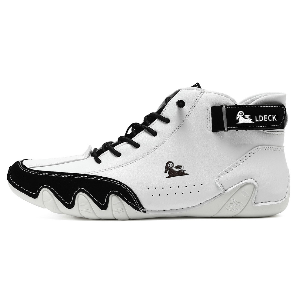 Italian Handmade Suede High Boots，Mens shoes Waterproof Boots For Men Casual Boots For Men Non-Slip Breathable High Boots Chukka Boots Mens