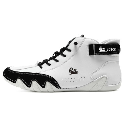 Italian Handmade Suede High Boots，Mens shoes Waterproof Boots For Men Casual Boots For Men Non-Slip Breathable High Boots Chukka Boots Mens