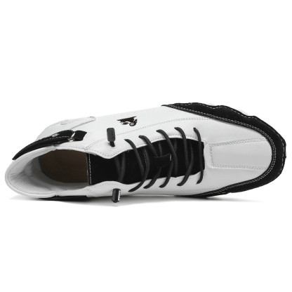 Italian Handmade Suede High Boots，Mens shoes Waterproof Boots For Men Casual Boots For Men Non-Slip Breathable High Boots Chukka Boots Mens