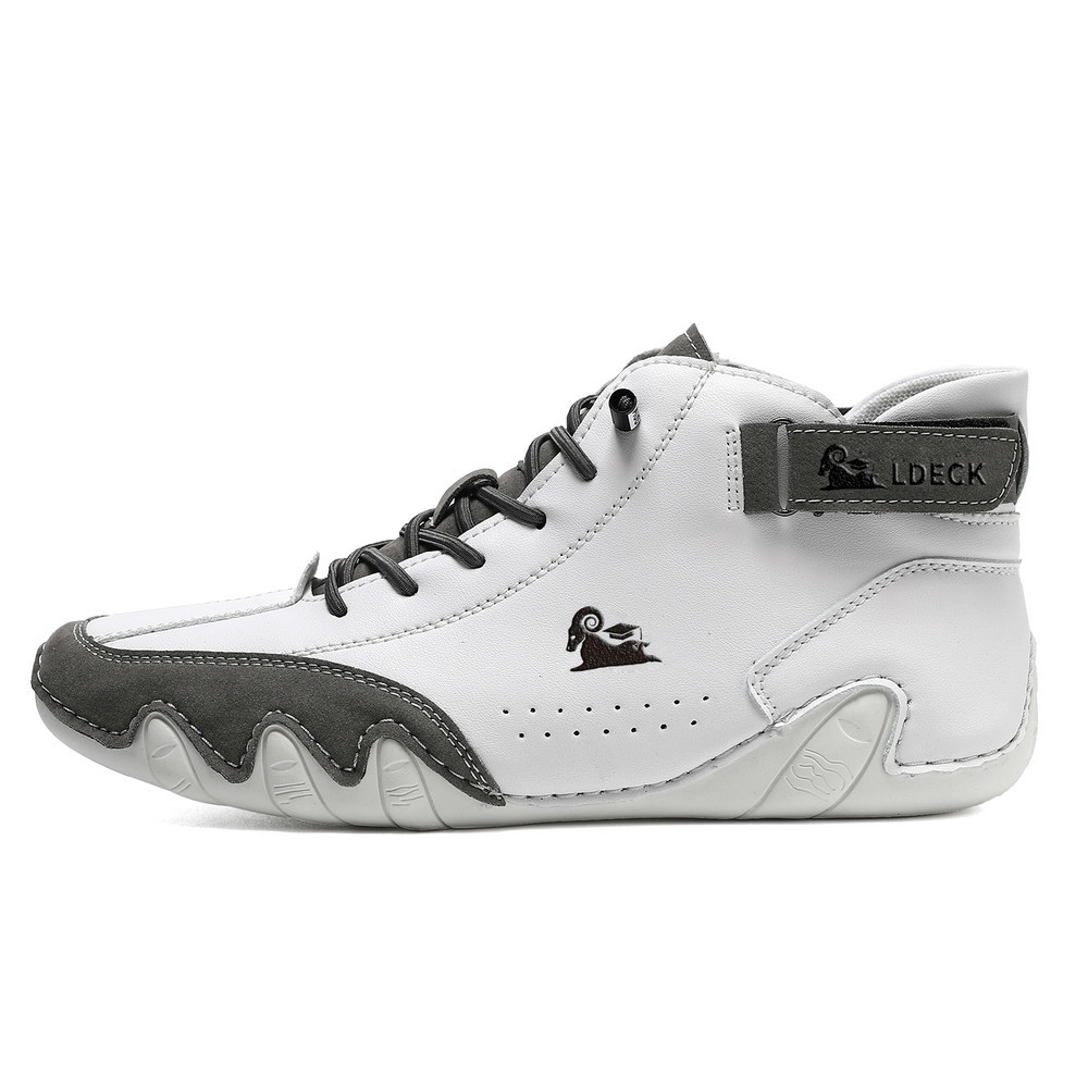 Italian Handmade Suede High Boots，Mens shoes Waterproof Boots For Men Casual Boots For Men Non-Slip Breathable High Boots Chukka Boots Mens