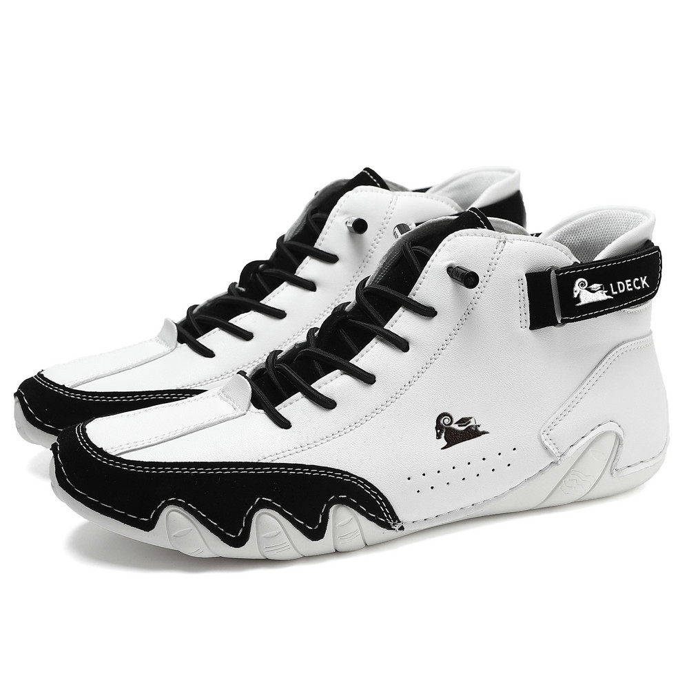 Italian Handmade Suede High Boots，Mens shoes Waterproof Boots For Men Casual Boots For Men Non-Slip Breathable High Boots Chukka Boots Mens