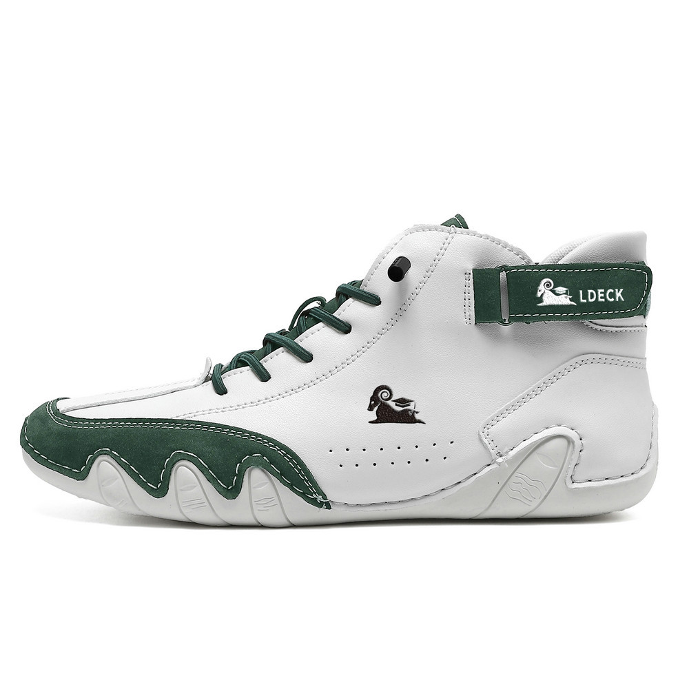 Italian Handmade Suede High Boots，Mens shoes Waterproof Boots For Men Casual Boots For Men Non-Slip Breathable High Boots Chukka Boots Mens