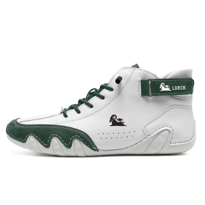 Italian Handmade Suede High Boots，Mens shoes Waterproof Boots For Men Casual Boots For Men Non-Slip Breathable High Boots Chukka Boots Mens