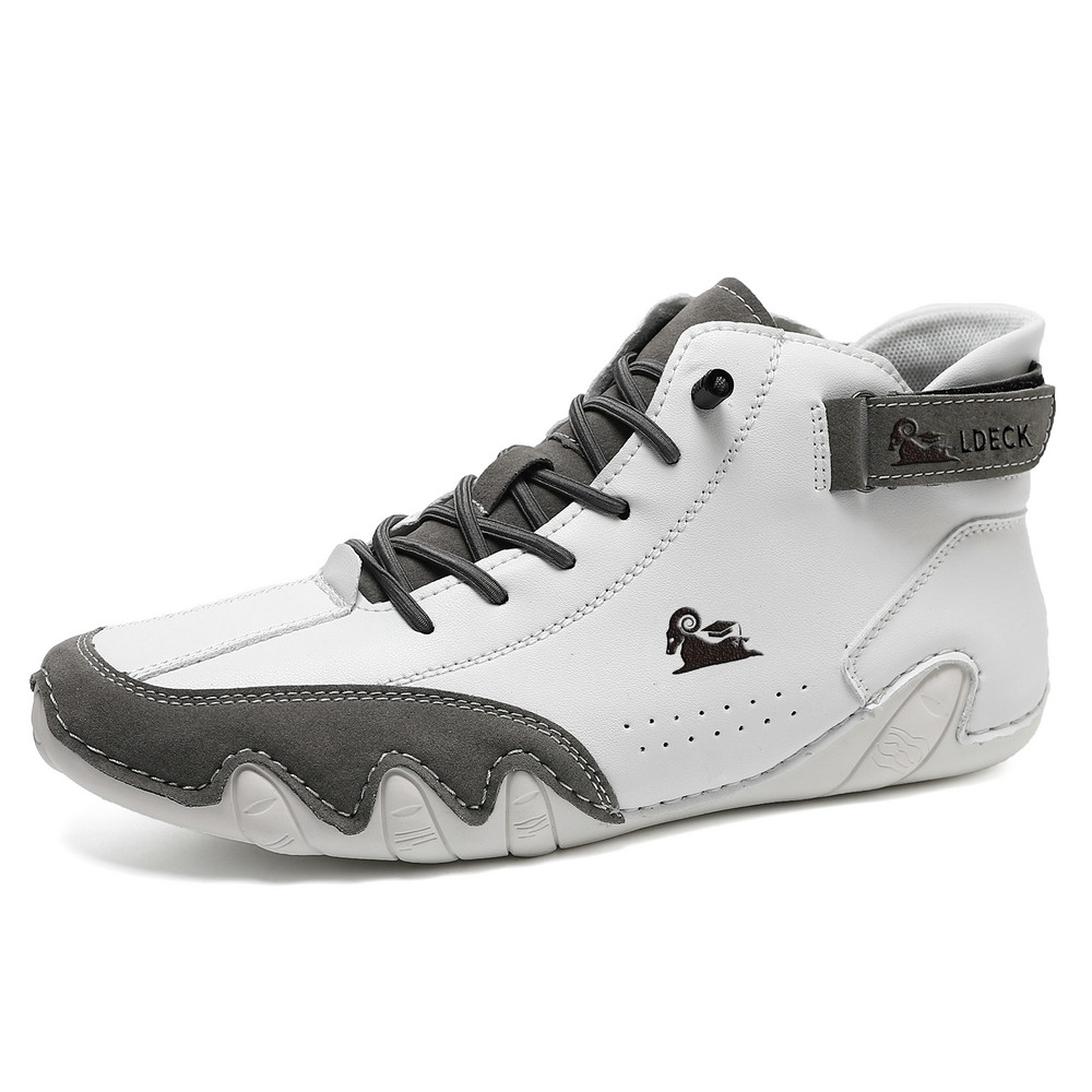 Italian Handmade Suede High Boots，Mens shoes Waterproof Boots For Men Casual Boots For Men Non-Slip Breathable High Boots Chukka Boots Mens