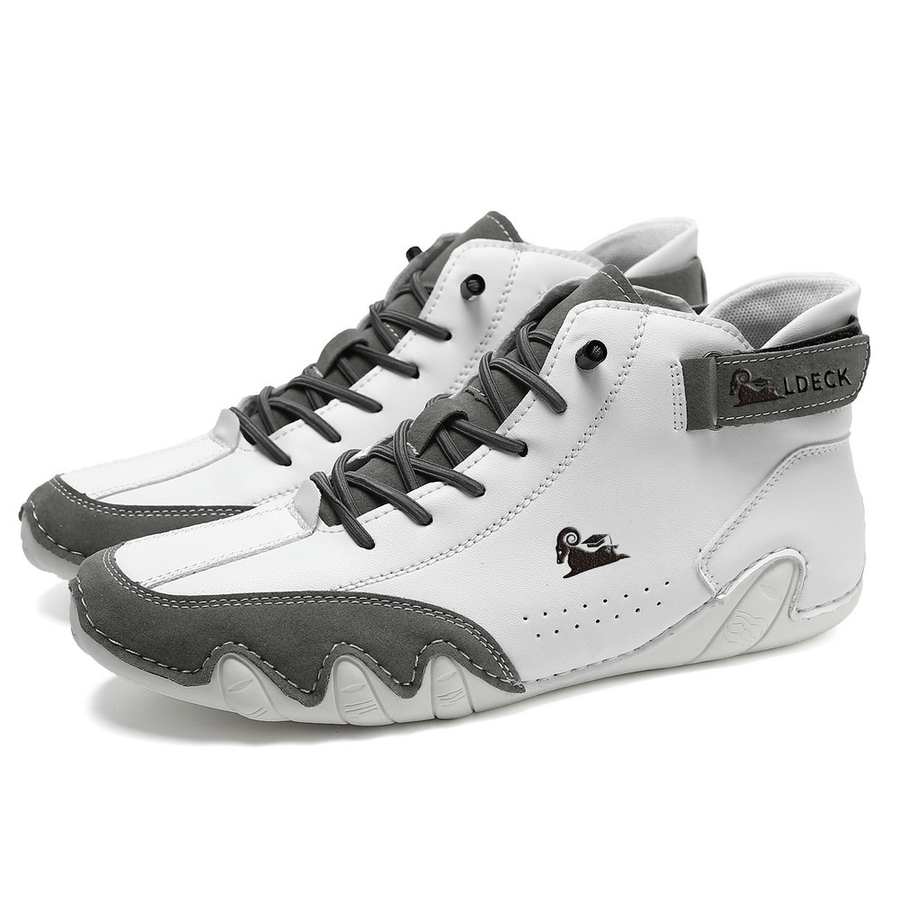 Italian Handmade Suede High Boots，Mens shoes Waterproof Boots For Men Casual Boots For Men Non-Slip Breathable High Boots Chukka Boots Mens