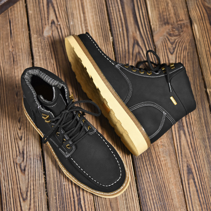 Work Boots for Men Steel/Soft Toe Boots,6” Waterproof Slip Resistant Industrial & Construction Work Boots