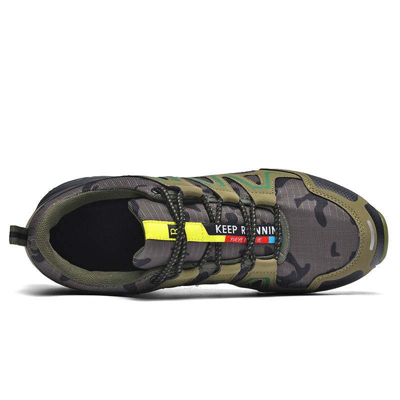 Hiking Shoes Men Breathable Non-Slip Sneakers Lightweight Low Top for Outdoor Trailing Trekking Walking