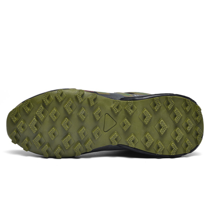 Hiking Shoes Men Breathable Non-Slip Sneakers Lightweight Low Top for Outdoor Trailing Trekking Walking