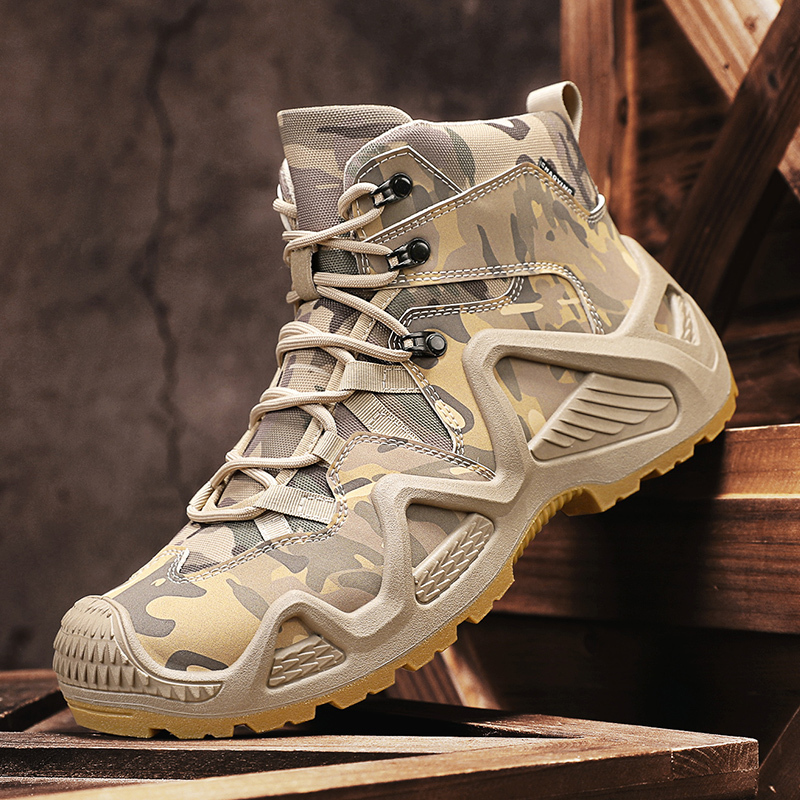 Tactical Hiking Boots for Men Waterproof Work Boots- Durable, Lightweight Boots, 6inch Work Boots for Men, Military Boots, Combat Boots, Desert Boots