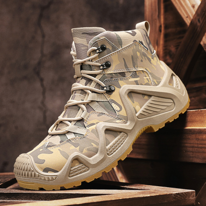 Tactical Hiking Boots for Men Waterproof Work Boots- Durable, Lightweight Boots, 6inch Work Boots for Men, Military Boots, Combat Boots, Desert Boots