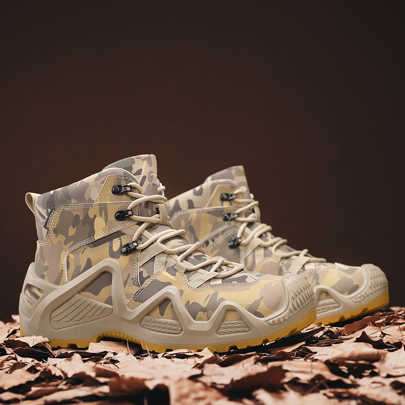 Tactical Hiking Boots for Men Waterproof Work Boots- Durable, Lightweight Boots, 6inch Work Boots for Men, Military Boots, Combat Boots, Desert Boots