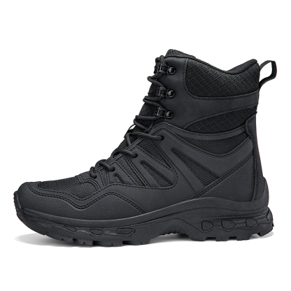 Military Grade Tactical Boots Work Boots Hunting Boots - Waterproof, Anti-Sprain, Anti-Puncture, Non-Slip, Toe Protection, Kevlar Reinforced Midsole, 360° Anti-Twist Support
