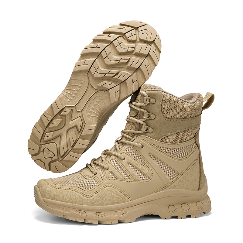 Military Grade Tactical Boots Work Boots Hunting Boots - Waterproof, Anti-Sprain, Anti-Puncture, Non-Slip, Toe Protection, Kevlar Reinforced Midsole, 360° Anti-Twist Support