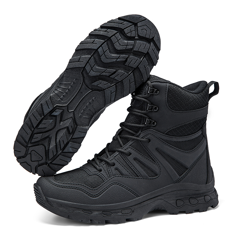 Military Grade Tactical Boots Work Boots Hunting Boots - Waterproof, Anti-Sprain, Anti-Puncture, Non-Slip, Toe Protection, Kevlar Reinforced Midsole, 360° Anti-Twist Support