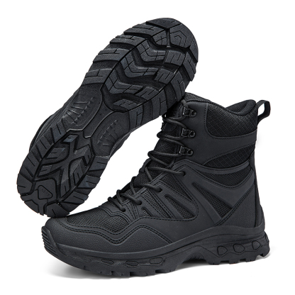 Military Grade Tactical Boots Work Boots Hunting Boots - Waterproof, Anti-Sprain, Anti-Puncture, Non-Slip, Toe Protection, Kevlar Reinforced Midsole, 360° Anti-Twist Support