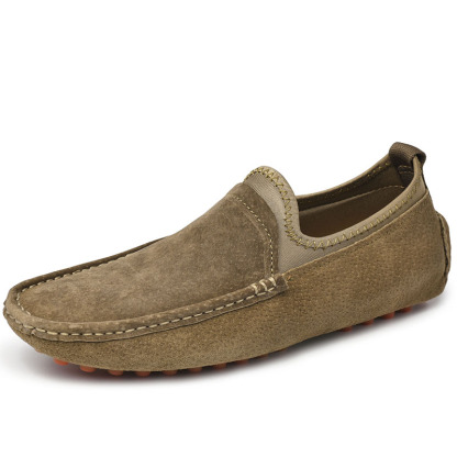 Men's Driving Penny Loafers Suede Moccasins Slip On Casual Dress Boat Shoes