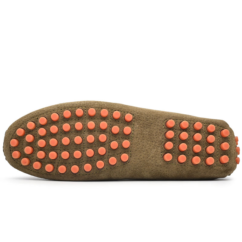 Men's Driving Penny Loafers Suede Moccasins Slip On Casual Dress Boat Shoes