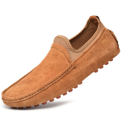 Men's Driving Penny Loafers Suede Moccasins Slip On Casual Dress Boat Shoes