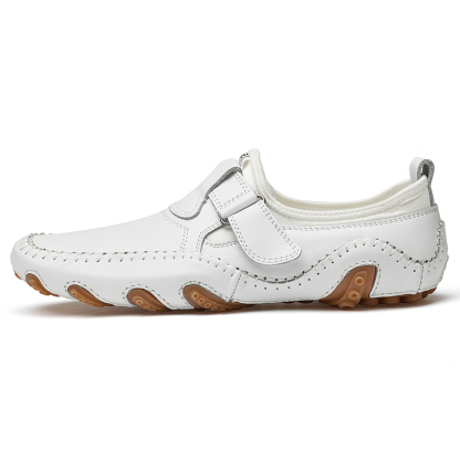 Men’s Casual Leather Loafers Shoes Penny Loafers Moccasin Flats Boat Shoes