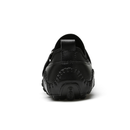 Men’s Casual Leather Loafers Shoes Penny Loafers Moccasin Flats Boat Shoes