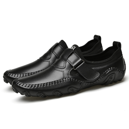 Men’s Casual Leather Loafers Shoes Penny Loafers Moccasin Flats Boat Shoes