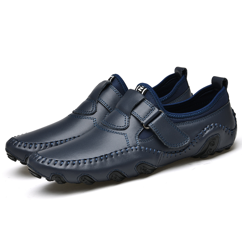 Men’s Casual Leather Loafers Shoes Penny Loafers Moccasin Flats Boat Shoes