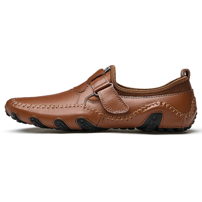 Men’s Casual Leather Loafers Shoes Penny Loafers Moccasin Flats Boat Shoes