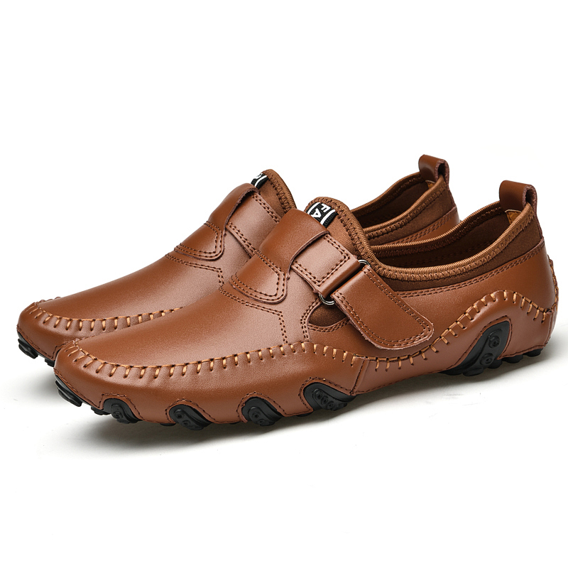 Men’s Casual Leather Loafers Shoes Penny Loafers Moccasin Flats Boat Shoes