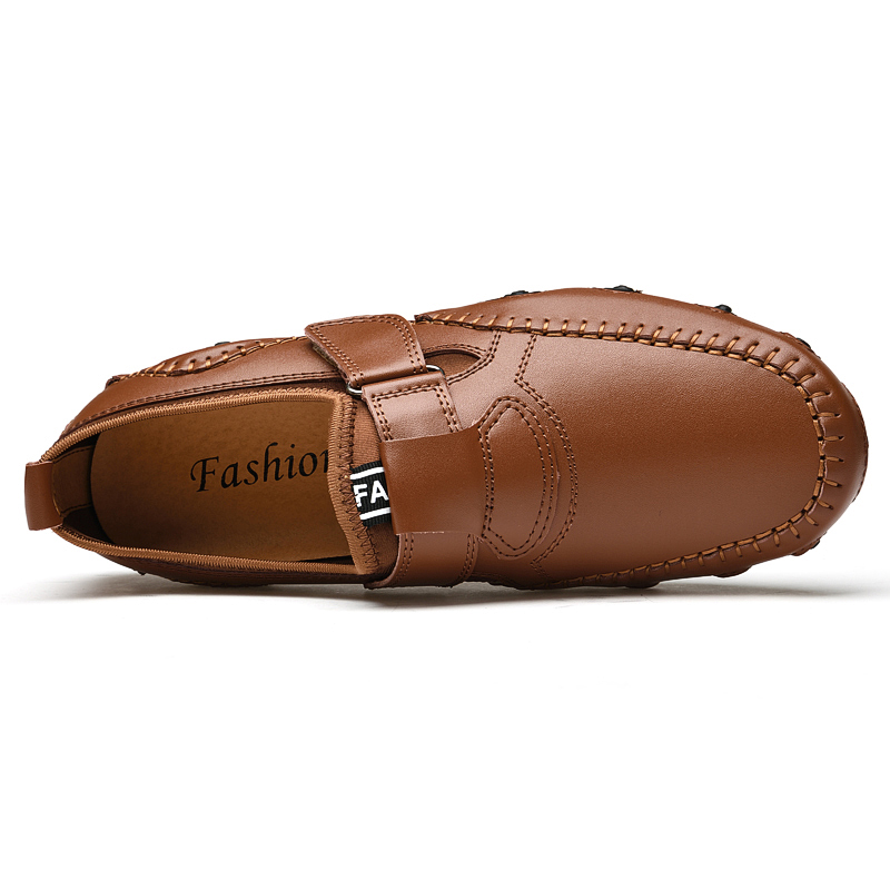 Men’s Casual Leather Loafers Shoes Penny Loafers Moccasin Flats Boat Shoes