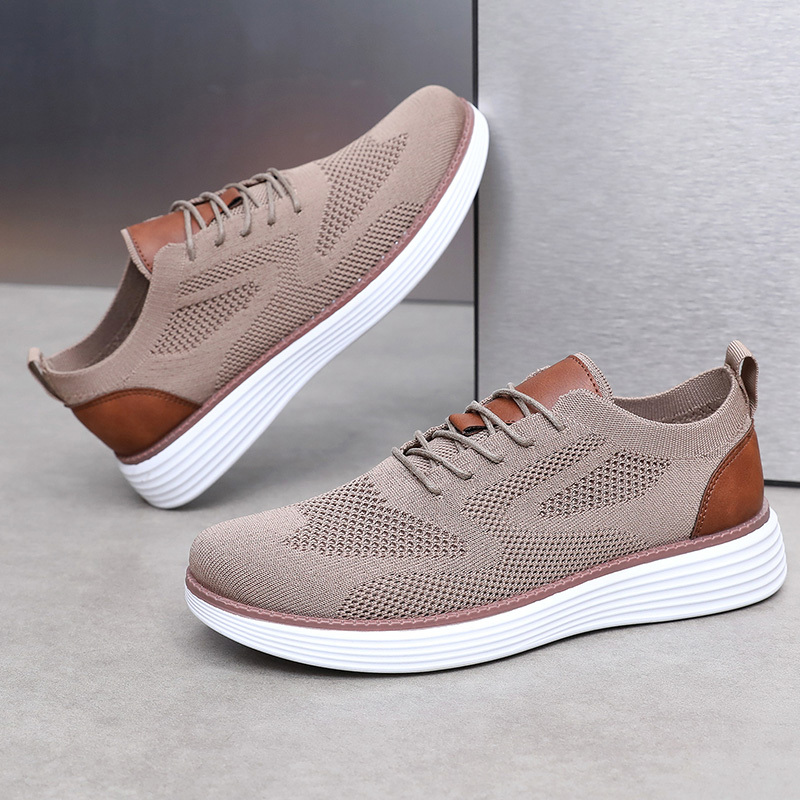 Men's Casual Dress Sneakers Oxfords Business Mesh Breathable Walking Shoes Tennis Comfortable