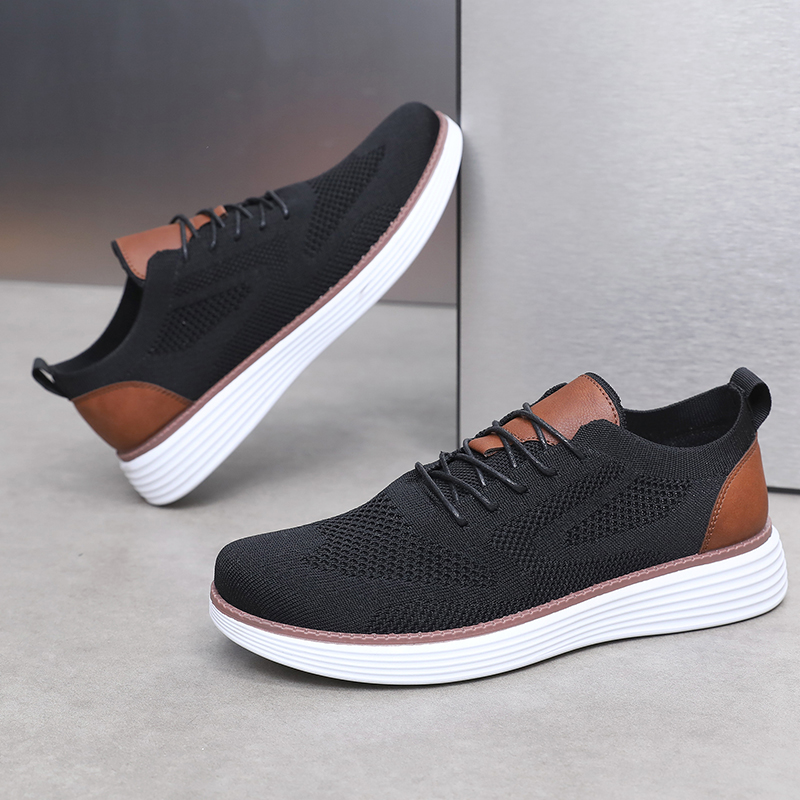 Men's Casual Dress Sneakers Oxfords Business Mesh Breathable Walking Shoes Tennis Comfortable