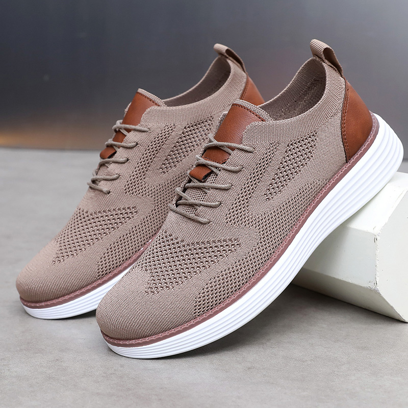 Men's Casual Dress Sneakers Oxfords Business Mesh Breathable Walking Shoes Tennis Comfortable