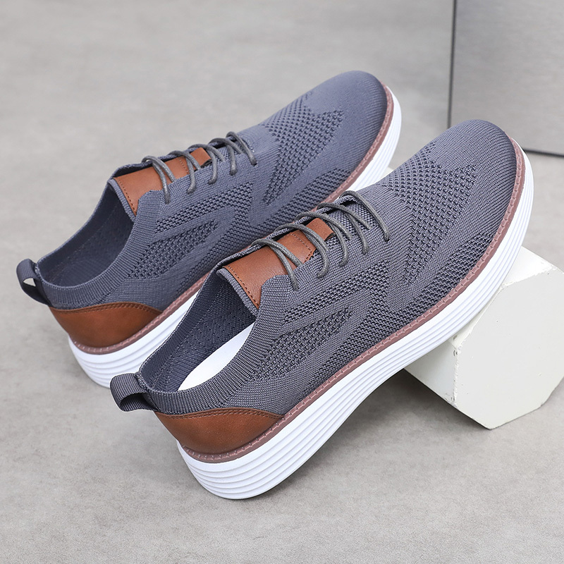 Men's Casual Dress Sneakers Oxfords Business Mesh Breathable Walking Shoes Tennis Comfortable