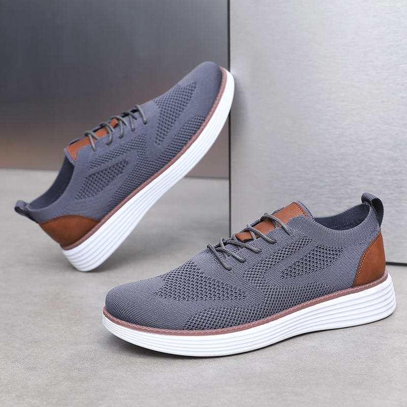 Men's Casual Dress Sneakers Oxfords Business Mesh Breathable Walking Shoes Tennis Comfortable