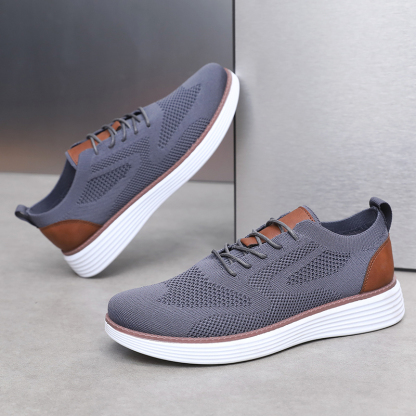 Men's Casual Dress Sneakers Oxfords Business Mesh Breathable Walking Shoes Tennis Comfortable